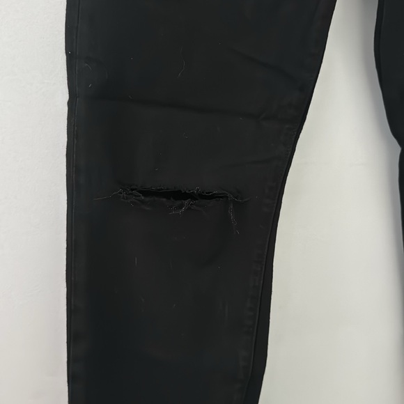 Levi Wedgie Jean - Black with Distressing - Picture 3 of 5